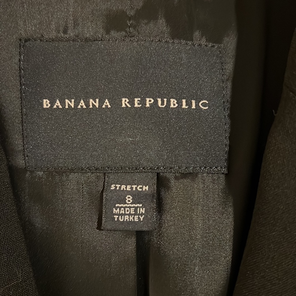 Banana Republic | Stretch Black Blazer size 8 - Picture 6 of 13